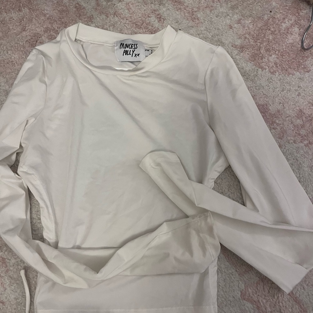 Princess Polly Backless Long Sleeve Top